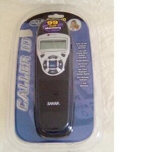 Sakar Gear To Go Caller ID Corded Telephone, Black